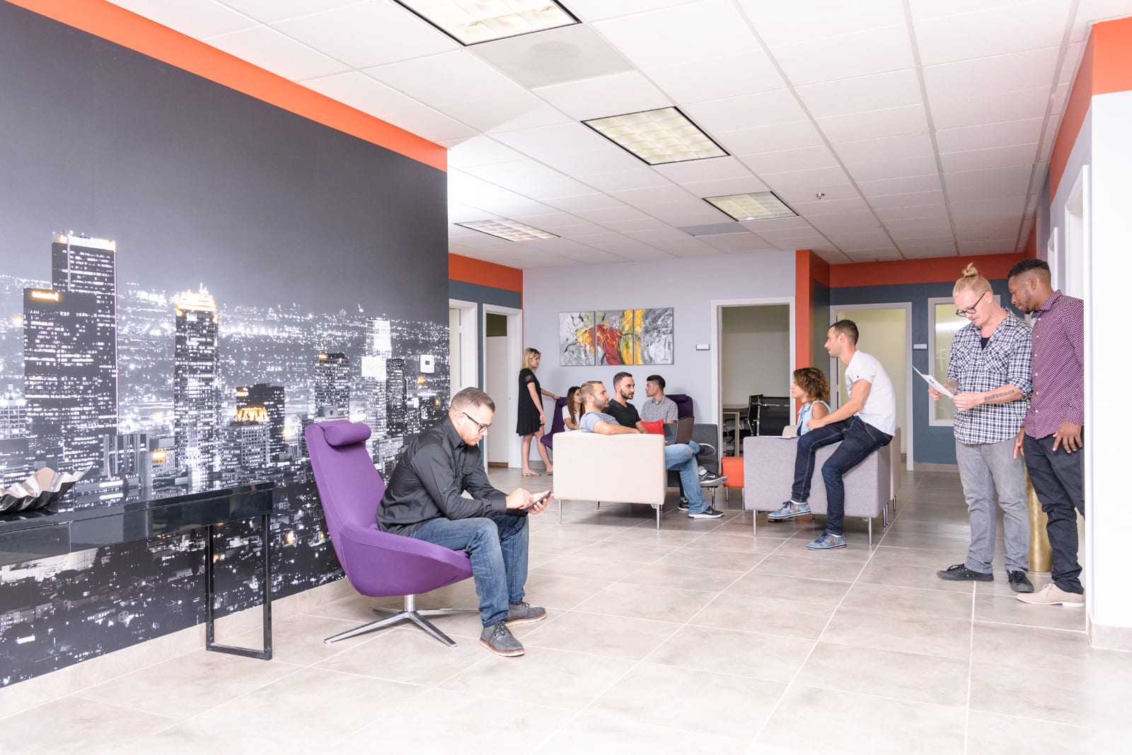 Common area at Circle Hub