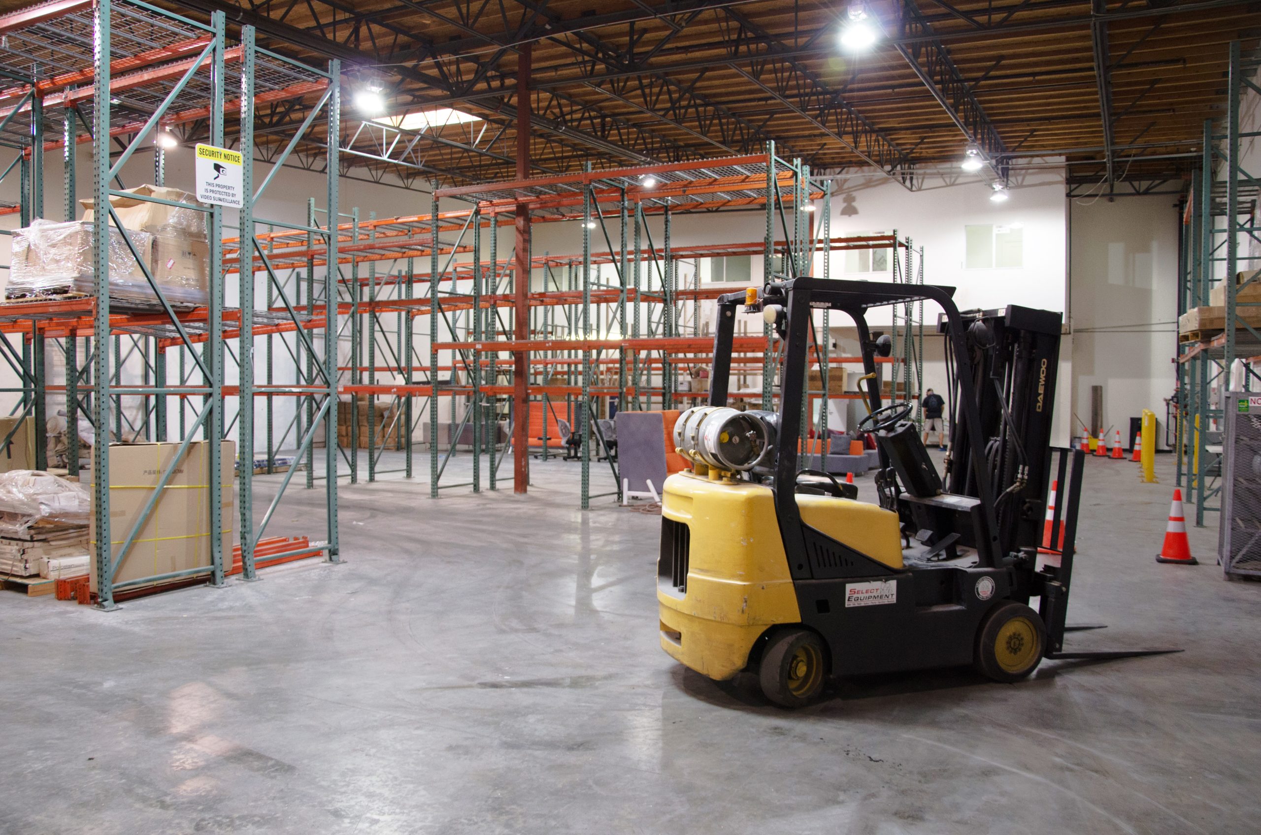 Circle Hub's flexible warehouse space for small business inventory storage